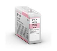 Epson Cartouche d'encre Originale C13T85060N (T8506) Magenta claire 80 ml