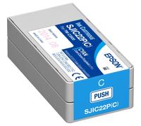 Original Epson C33S020602 / SJIC22P(C) Cartouche d'encre cyan
