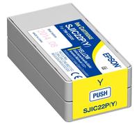 Original Epson C33S020604 / SJIC22P(Y) Cartouche d'encre jaune