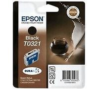 Original Epson Encre Cartouche T0321 Paquet Double Noir pour Style 70 80 82 5100