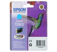 Original Epson T0802 cyan Kolibri Stylus Photo P50 PX650 PX710 PX800 R285 o.V.