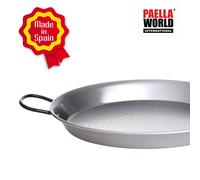Original Espagnol Paella Valencia - Ø 22 CM, Acier Poli, Robuste