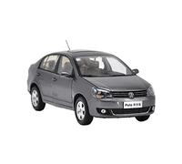Original Factory 1 18 Volkswagen VW New Polo Jinqu Gray Sedan Classic Toy Models for Birthday, Collection Réplique de Véhicule(Argent)