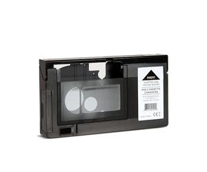 Original Factory Sealed My Needle Store Adaptateur Cassette pour Caméscopes SVHS VHS-C vers VHS - Idéal pour Lecteur de Caméscopes, Cassettes et Conversion