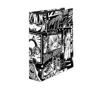 Original Falken Manga Black & White Motif Folder, Made in Germany, 8 cm Wide, DI
