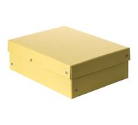 Original Falken PureBox Pastel Made in Germany 100 mm High DIN A4 Yellow Storage