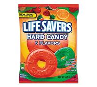 Original Five Flavors Hard Candy, Individually Wrapped, 6.25oz Bag