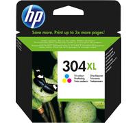 HP 304XL Cartouche d’encre trois couleurs grande capacité authentique
