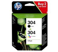 Original HP 3JB05AE / 304 Cartouche à tête d'impression multi pack