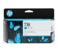 Cartouche encre Cyan HP 738 130ml 498N5A
