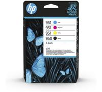 HP 950 Pack de 4 cartouches d'encre noire/ 951 Pack de 4 cartouches d'encre cyan/magenta/jaune authentiques