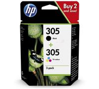 Original HP 6ZD17AE / 305 Cartouche à tête d'impression multi pack