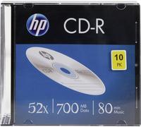 ORIGINAL HP Accessoires informatiques CRE00085 CD-R 80Min/700MB/52x Slimcase (10 Disc)