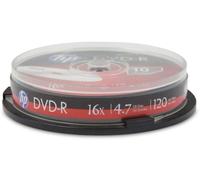 ORIGINAL HP Accessoires informatiques DME00026 DVD-R 4.7GB/120Min/16x Cakebox (10 Disc)