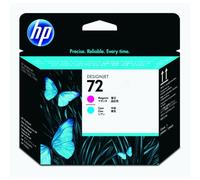 HP 72 Tête d'impression Magenta/Cyan authentique C9383A (TVA incluse)