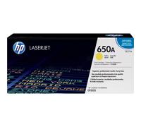 HP 650A toner LaserJet jaune authentique