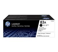 HP CF283AD 83A cartouches de toner LaserJet originales, noir, emballage double