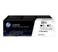 Toner HP 201X (CF400XD) noir haute capacité 2x - Multipack