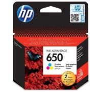 Original HP CZ102AE / 650 Cartouche à tête d'impression couleur