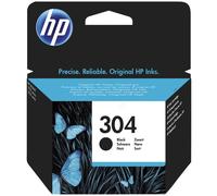 HP 304 Cartouche d'encre noire authentique (N9K06AE) pour HP DeskJet 2620/2630/3720/3730
