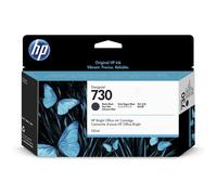 HP Cartouche d'encre 730 Noir (Matt) Original P2V65A
