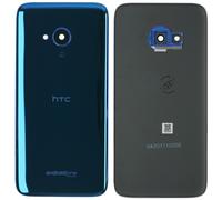 Original HTC U11 Life Coque Arrière Verre Batterie Boîtier Caméra Lentille Bleu