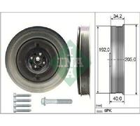 Original INA Ensemble De Poulies D'Arbre À Cames 544 0504 20 Pour Volvo
