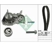 Original INA Pompe à Eau + Kit Courroie de Distribution 530 0191 30 pour Renault