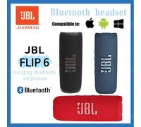 Original JBL Flip 6 haut-parleur Bluetooth sans fil Portable IPX7 étanche extérieur stéréo basse musique piste avec Tweeter indépendant Black