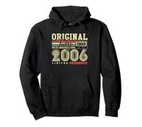 Original Juillet 2006 Cadeau Vintage Anniversaire 20 Ans Sweat à Capuche