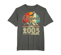 Original Juin 2005 Vintage Cadeau Anniversaire 20 Ans T-Shirt