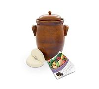 Original K&K Pot de Fermentation Form II pour Choucroute avec couvercle et de la pierre 10,0 litres
