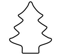 ORIGINAL KAISER Emporte-pièce à cookies Arbre Emporte-pièce en Forme de Pain d'épices, Argent, 1 pièce