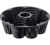 ORIGINAL KAISER Inspiration Moule à kouglof 26 cm pour 8 petites tartes et tartelettes avec cavité de remplissage, en fonte d'aluminium, anti-adhésif, noir