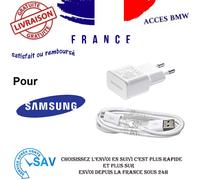 Original Ladegerät + weißer Usb Kabel Samsung ETA U90 2A G925 Galaxy S6 edge