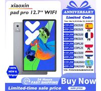 Original Lenovo Xiaoxin Pad pro 2025 12.7 pouces 128G 256G 45W charge WIFI Global rom MTK dimension 8300 10200mAh batterie Andoid 8+128GB Grey today ship