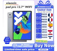 Original Lenovo Xiaoxin Pad pro 2025 12.7 pouces 128G 256G 45W charge WIFI Global rom MTK dimension 8300 10200mAh batterie Andoid 8+128GB Grey today ship