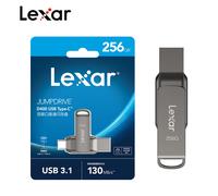 Original Lexar JumpDrive double lecteur D400 USB 3.1 Type C/A clé USB double emplacement clé USB 32GB 64GB 128GB 256G pour PC/Mac