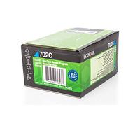 Original Lexmark 70C20C0 / 702C toner (cyan, env. 1.000 Pages) pour CS 310, 410, 510