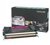 Lexmark Cartouche de toner C736H1MG pour C736DN Magenta - 10 000 pages (Grande capacité)