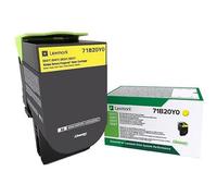 ORIGINAL LEXMARK CS317 JAUNE 71B20Y0 POUR LEXMARK CX317 CX417 CX517 CS317 CS417