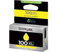 Original Lexmark Return Encre 100 XL Jaune pour S 400 500 600 602 900 908