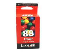 Original Lexmark Tintendruckkopfpatrone 88 de Couleur pour Z 55 65 X 5150