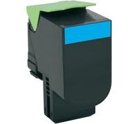 Lexmark Cartouche de toner originale 70C2XC0 (70C2XCE) Cyan pour CS 510