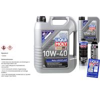 Original Liqui Moly Set 6L MoS2 Leichtlauf 10W-40 Cera Tec Pro-Line Motorspülung