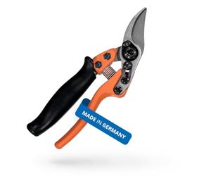 Original LÖWE 12 Bypass Secateurs 12.109 with Short Precision Cutting Head - Lightweight Right-Handed Rose Scissors for Medium to Large Hands Ideal for Precise Cutting of Plants Roses
