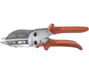 Original LÖWE Ciseaux d'angle professionnels 3.106/HÜ avec rapport de levier et butées à 90 degrés pour une utilisation professionnelle - pour des coupes précises de profilés et plinthes plats et durs