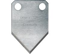 Original LÖWE Lame triangulaire de rechange 5.031-1 lame tranchante pour ciseaux industriels Original LÖWE 5.504 - Pour une longueur précise des tuyaux ondulés - En caoutchouc - Métal