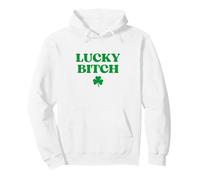 Original Lucky Bitch Hoodie Funny St Patricks Day Sweat à Capuche