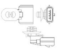 Original MAGNETI MARELLI Sonde Lambda 466016355112 Pour Dacia Nissan Renault